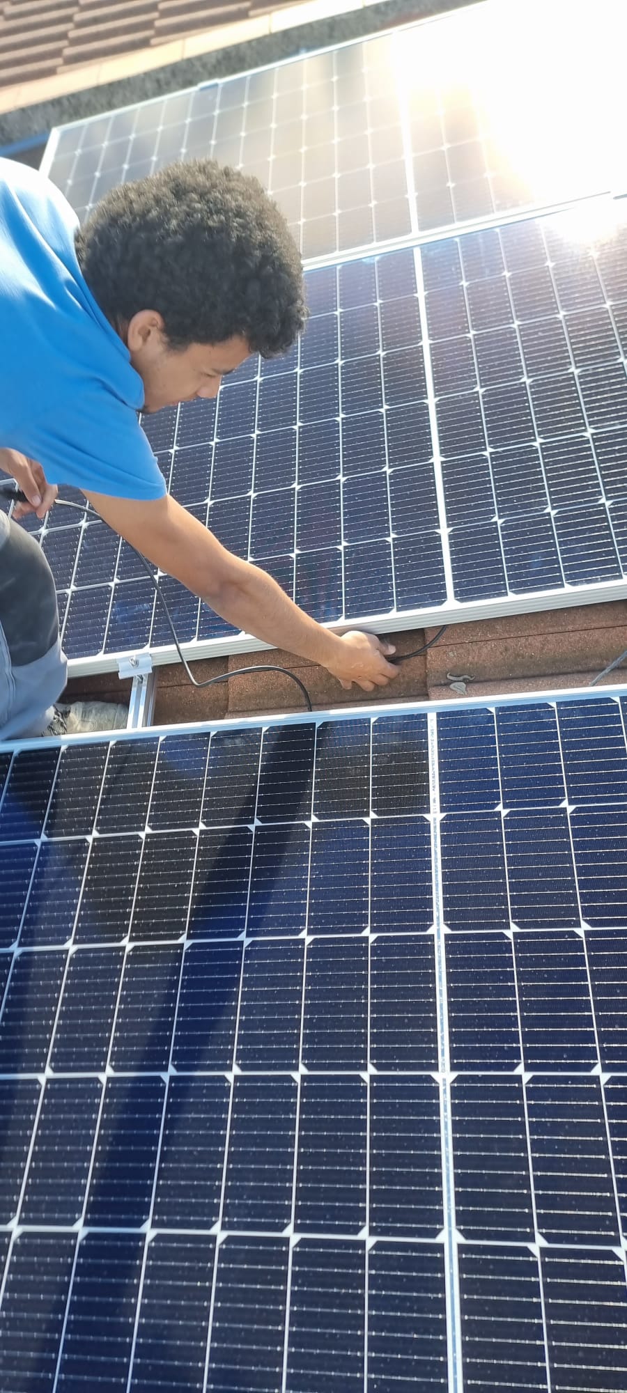 Instalación solar terminada por ASSA