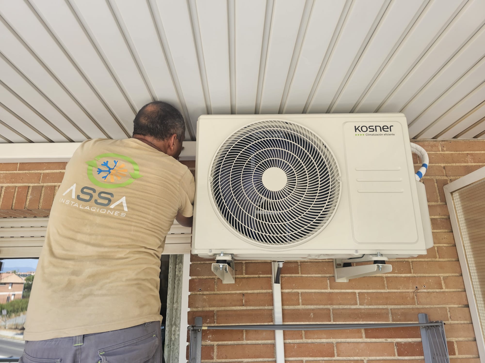 Instalación de aire acondicionado Kosner en Cambrils